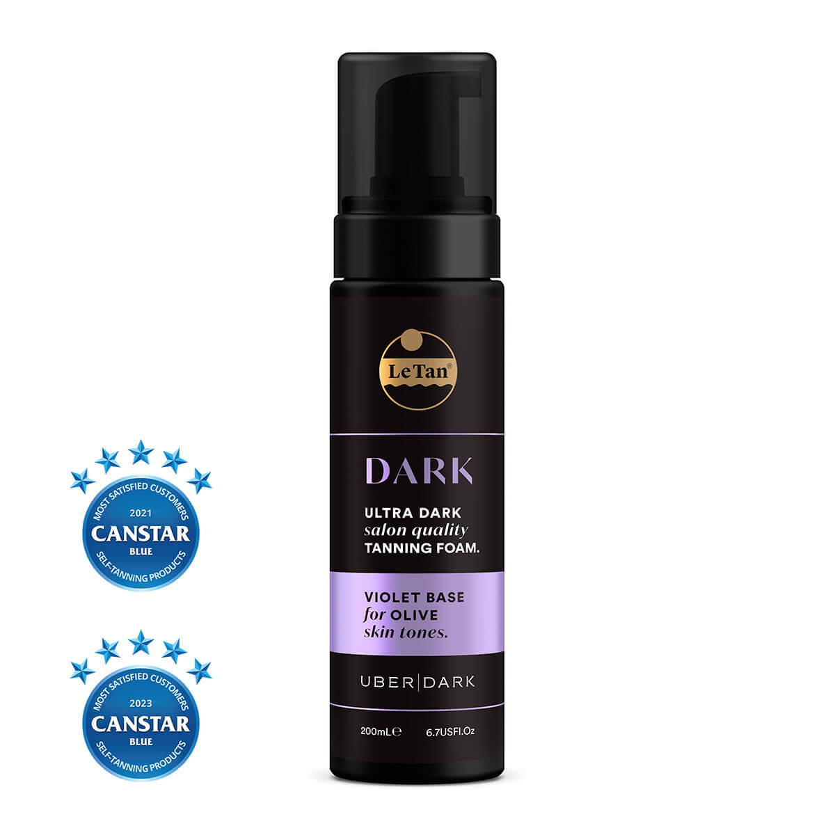 DARK Violet Base Tanning Foam 200ml