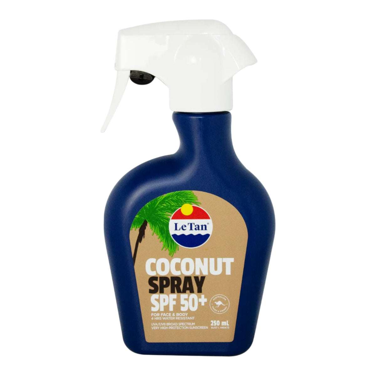 SPF50+ Coconut Sunscreen Spray 250ML