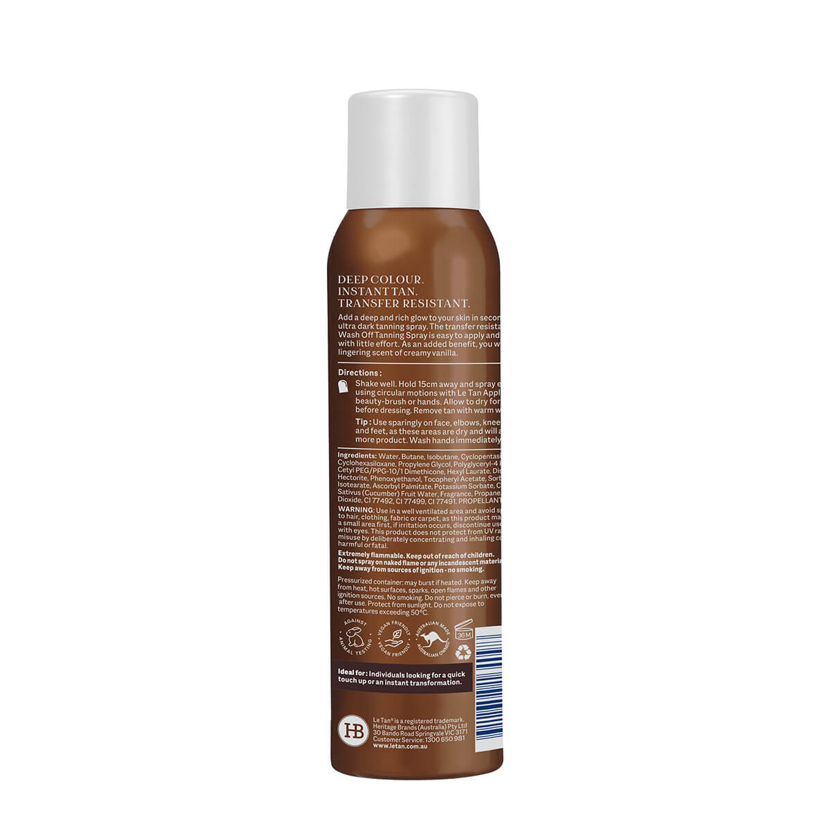 INSTANT Wash Off Tanning Spray Ultra Dark