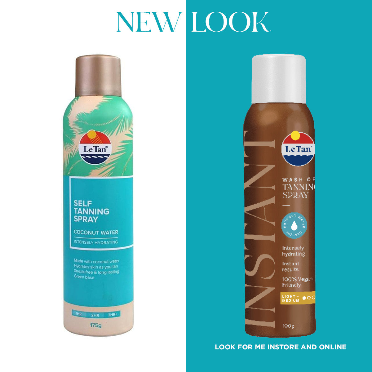 INSTANT Wash Off Tanning Spray with Coconut Water Light/Medium