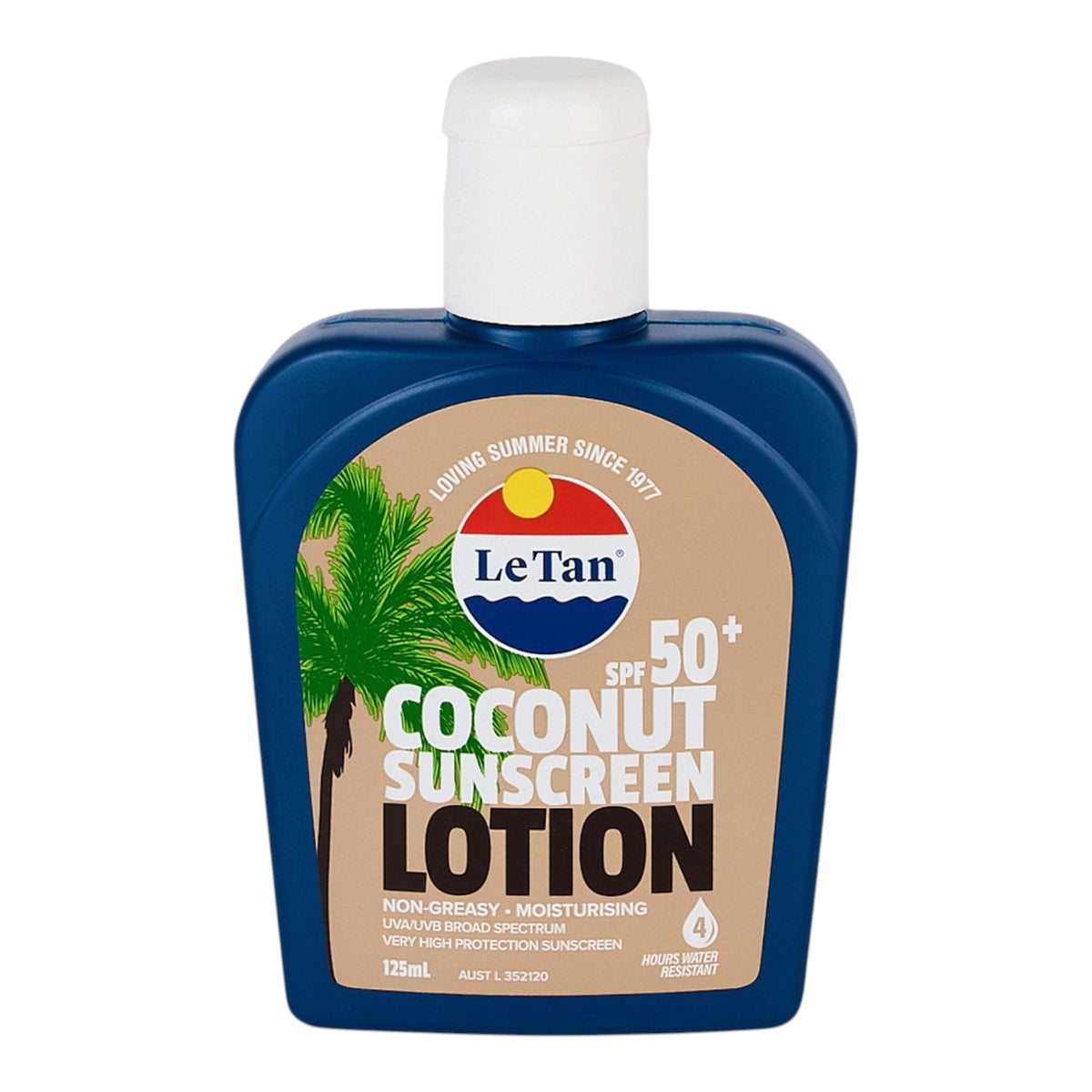SPF50+ Coconut Sunscreen Lotion 125mL