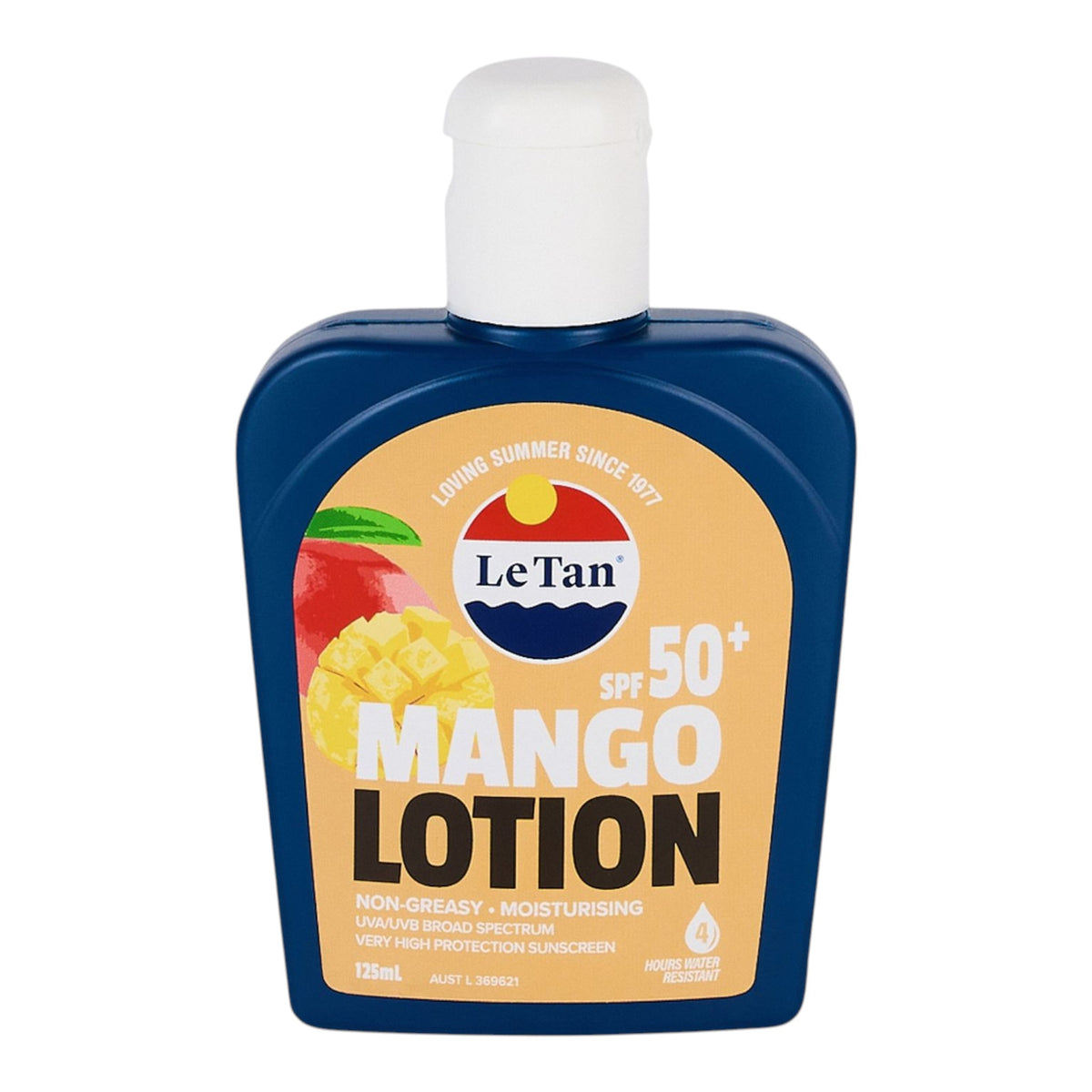 SPF50+ Mango Sunscreen Lotion 125ML