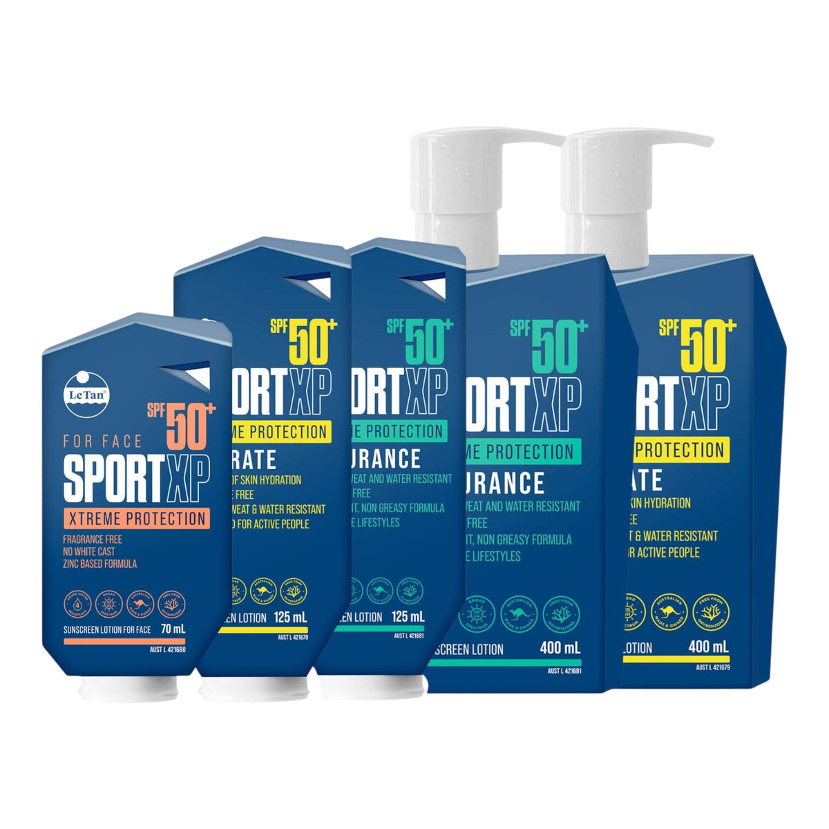 SportXP SPF50+ Sunscreen Bundle