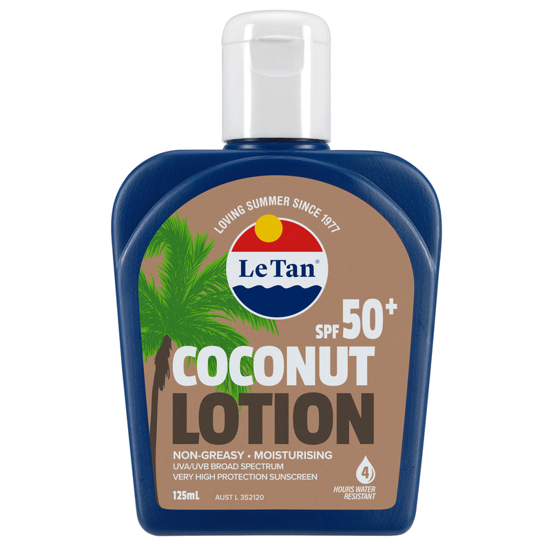 SPF50+ Coconut Sunscreen Lotion 125ml
