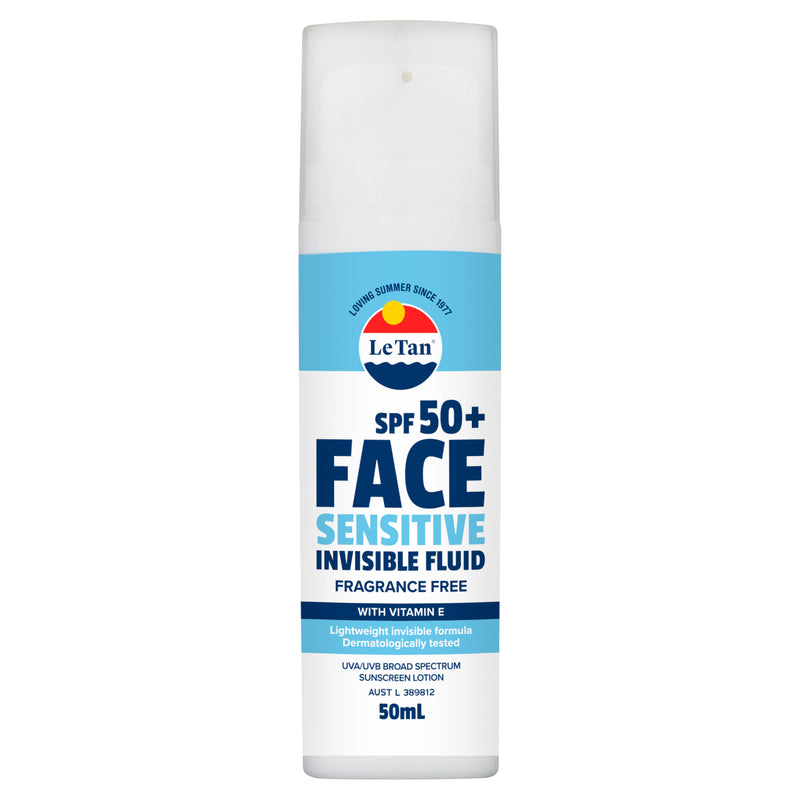 Sensitive Face Invisible Fluid SPF50+